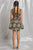 Black Floral Jacquard Babydoll Sleeveless Mini Dress dress Elenista