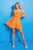 Orange Smocked Ruffle Mini Dress DRESS Elenista