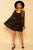 Animal Print Long Sleeve Tiered Babydoll Dress dress Elenista
