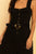 Black Belted Utility Linen Button Down Sleeveless Jumpsuit Jumpsuit Elenista 