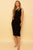 Black One Shoulder Cut Out Midi Dress dress Elenista