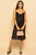Black Satin Cowl Neck Backless Slip Midi Dress dress Elenista