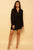 Black Wrap Style Mini Dress dress Elenista Clothing