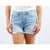 High Rise Distressed Light Wash Denim Jean Shorts SHORTS Elenista