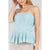 Joanna Pleated Baby Blue Cami Top TOP Elenista 