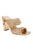 Maria Woven Braided Rose Gold Heel Sandal shoes Elenista
