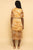Metallic Gold Multi Abstract Dolman Plisse Midi Dress DRESS ALL IN FAVOR