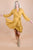 Mustard Yellow Pleated Wrap Dress dress Elenista Clothing