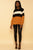 Oversized Colorblock Bubble Sleeve Sweater SWEATERS Elenista Clothing 