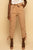 Paperbag Waist Belted Ankle Tie Beige Pant Pants Elenista