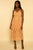 Peach Lace Strappy Midi dress dress Elenista