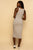 Ribbed Racerback Tank Midi Dress Gray dress Elenista