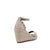 rockstud wedge beige taupe espadrille sandals