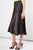 Satin Midi Skirt Black SKIRT Elenista Clothing 