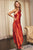Satin Pleated Asymmetrical Cutout Midi Dress dress Elenista 