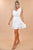 Sleeveless Smocked Ruffle White Dress dress Elenista 