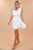 Sleeveless Smocked Ruffle White Dress dress Elenista