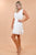 Sleeveless Smocked Ruffle White Dress dress Elenista