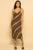 Snake Print Cami Midi Slip Dress dress OLIVACEOUS 