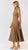 Mocha Beige Fit and Flare Sleeveless Midi Dress Elenista 