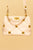Beige Quilted Leather Gold Studded Handbag with Strap Elenista 