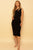Black One Shoulder Cut Out Midi Dress dress Elenista 