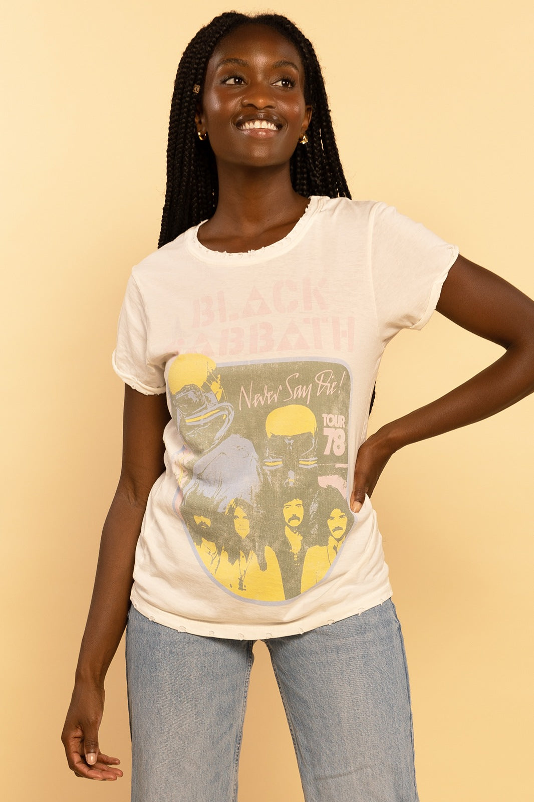 Jersey Print Black Sabbath Tee main image 0