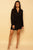 Black Wrap Style Mini Dress dress Elenista Clothing 
