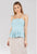Joanna Pleated Baby Blue Cami Top TOP Elenista 