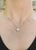 Mother of Pearl Clover With Gem 14kt Yellow Gold Plated Necklace Neckalce Elenista 