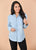 Oversized Chambray Button Up Denim Shirt Light Wash SHIRTS Elenista Clothing 