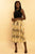 Printed Baroque Pleated Midi Skirt SKIRT Elenista 