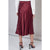 Satin Midi Skirt Burgundy Red SKIRT Elenista Clothing 