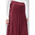 Satin Midi Skirt Burgundy Red SKIRT Elenista Clothing 