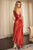 Satin Pleated Asymmetrical Cutout Midi Dress dress Elenista 