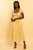 Yellow Gingham Print Sweetheart Tie Back Tiered Maxi Dress dress Elenista 